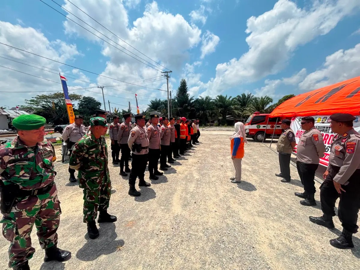 Hadapi Ancaman Karhutla, Polres PPU Bersama TNI dan BPBD Gelar Apel Kesiapsiagaan